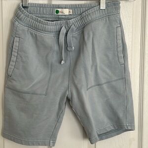 Mini Boden Garment Dyed Shorts Blue